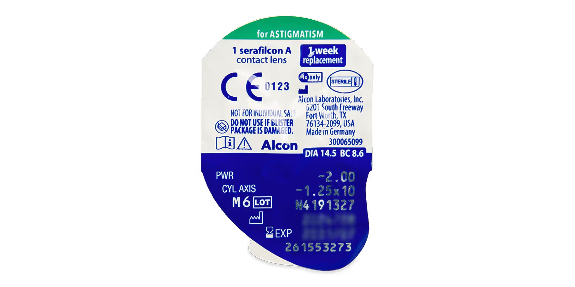 Alcon Contacts PRECISION7® FOR ASTIGMATISM 12